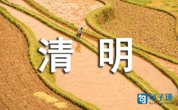 清明节祭奠寄语