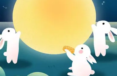 中秋节的诗句嫦娥诗配画（关于中秋节的诗配画）